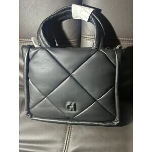 Cole Haan Quilted Black Leather Handbag – Small/Medium Purse NWT